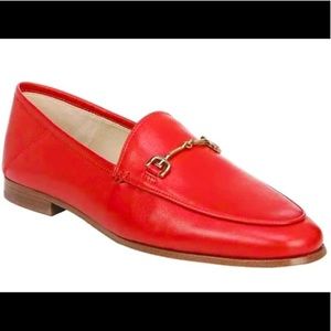 Closed almond toe loafers, gently worn, womens 8 1/2